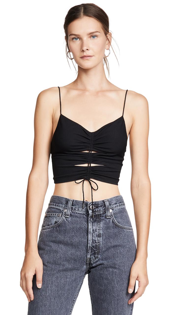 Alexanderwang T Crepe Jersey Bra Top