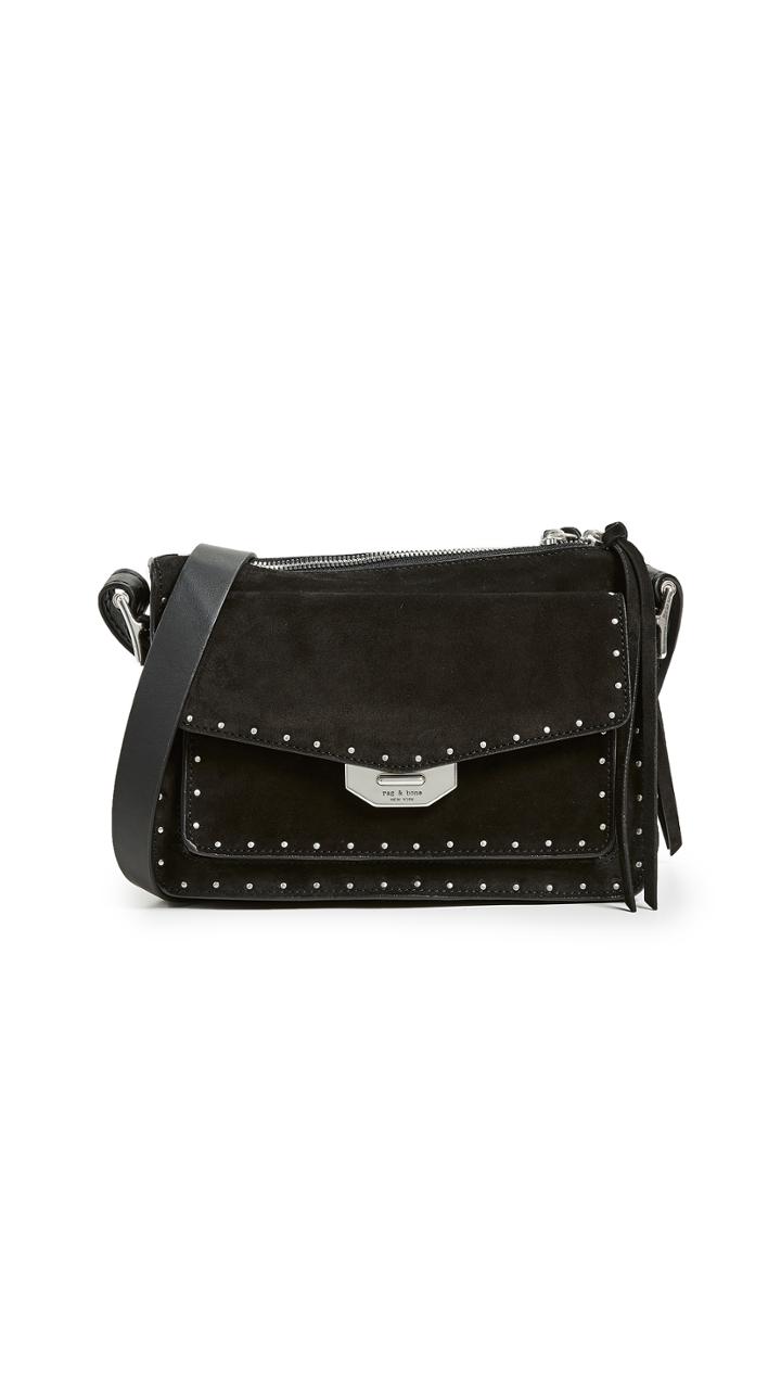 Rag Bone Small Suede Field Messenger Bag