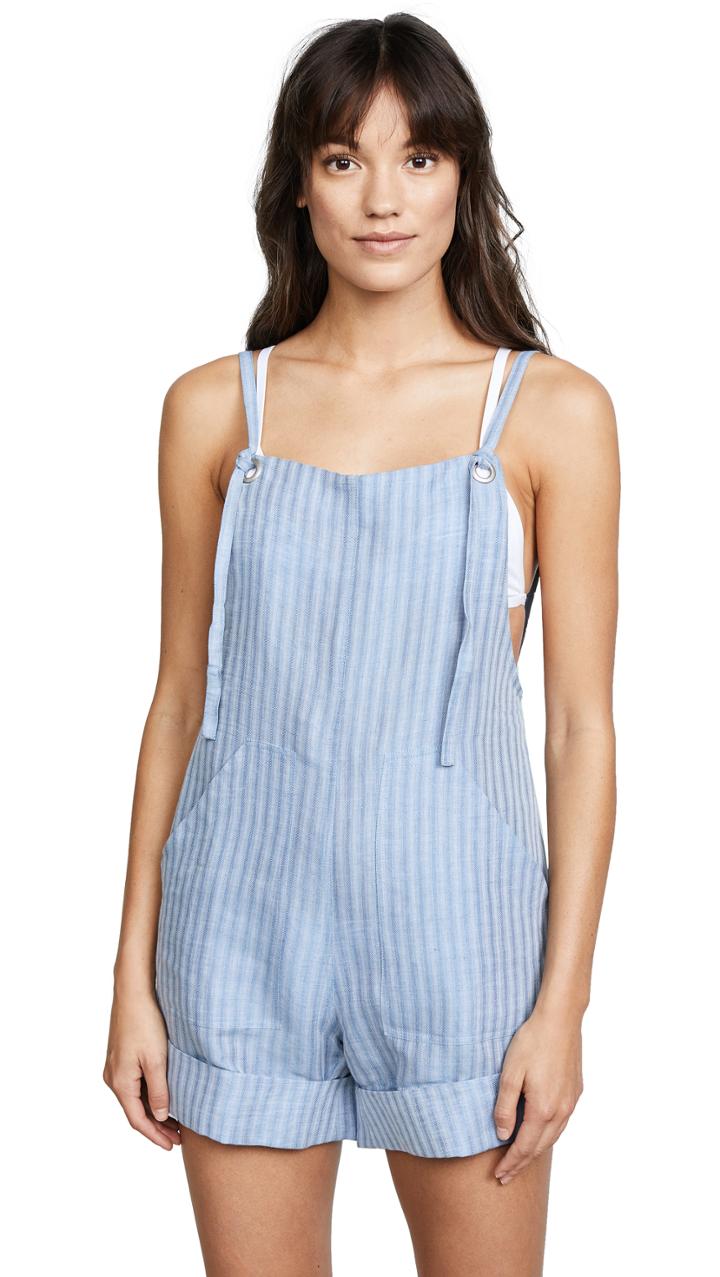 Mara Hoffman Light Denim Dree Romper