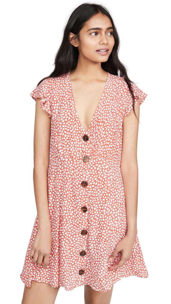 Minkpink Tiny Bloom Mini Dress