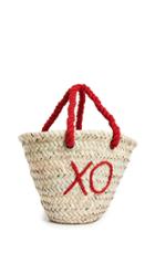 Poolside Bags L Petite Mini Xo Basket Tote