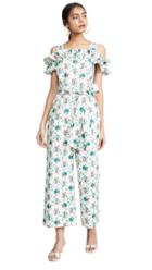 Rebecca Taylor Off The Shoulder Carnation Jumpsuit