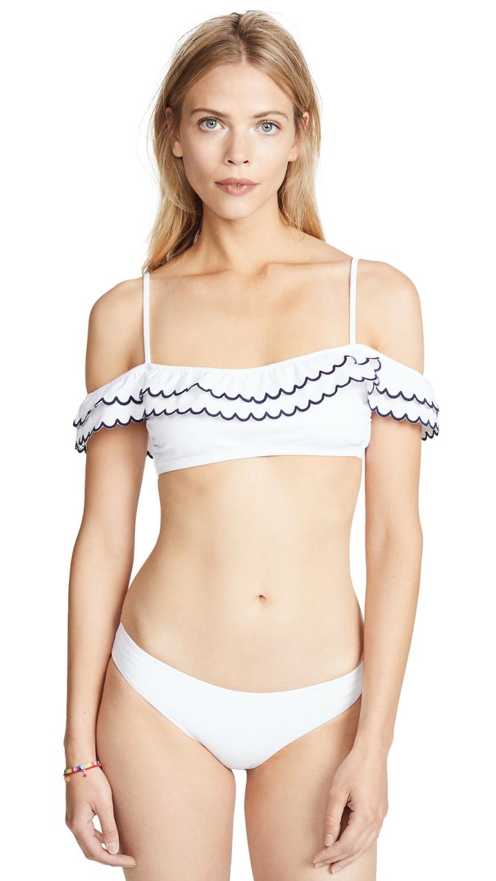 Kisuii Issa Off Shoulder Bikini Top