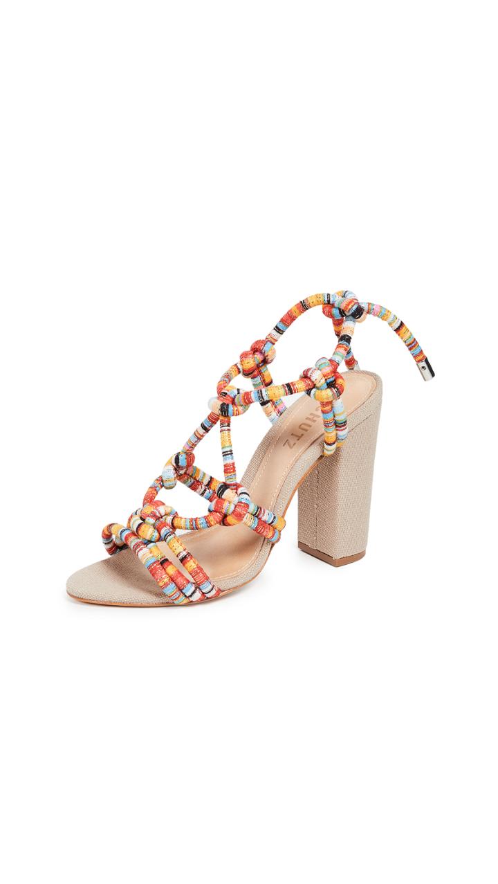 Schutz Floribela Strappy Sandals
