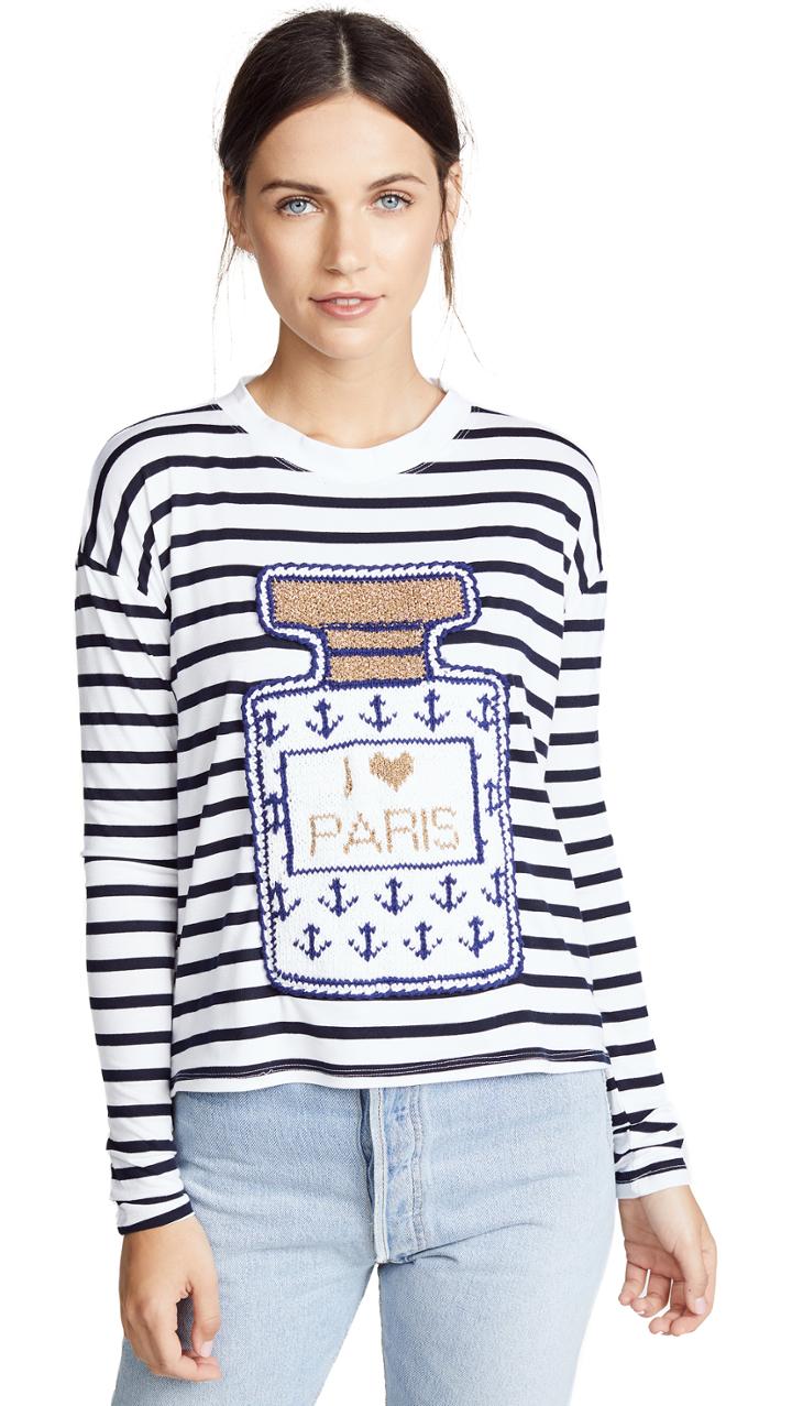 Michaela Buerger Perfume Bottle Shirt With Anchors