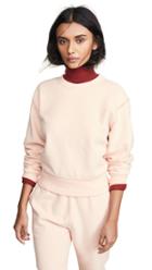 Rag Bone Jean Brushed Inside Out Terry Sweatshirt