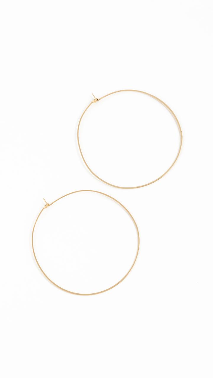 Luv Aj Capri Hoop Earrings