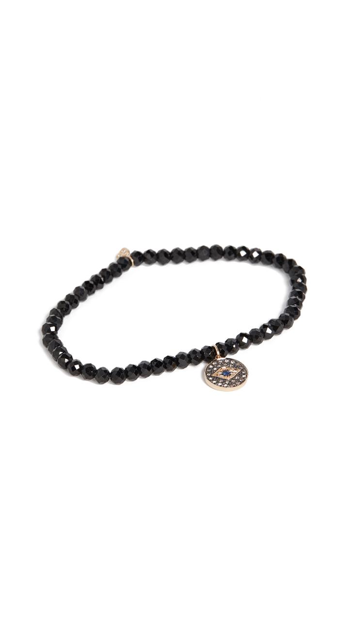 Sydney Evan Small Eye Disc Bracelet