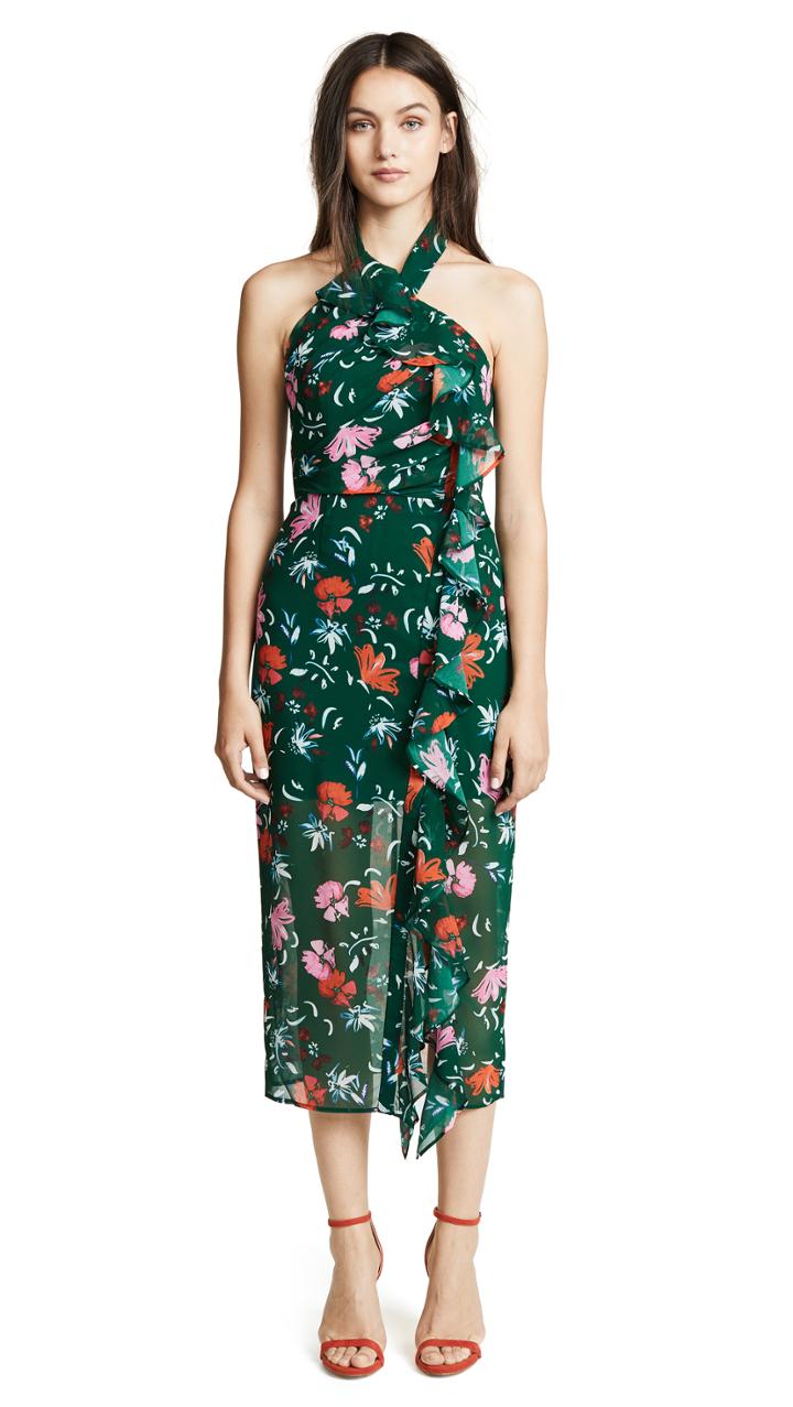 C Meo Collective Elude Midi Dress