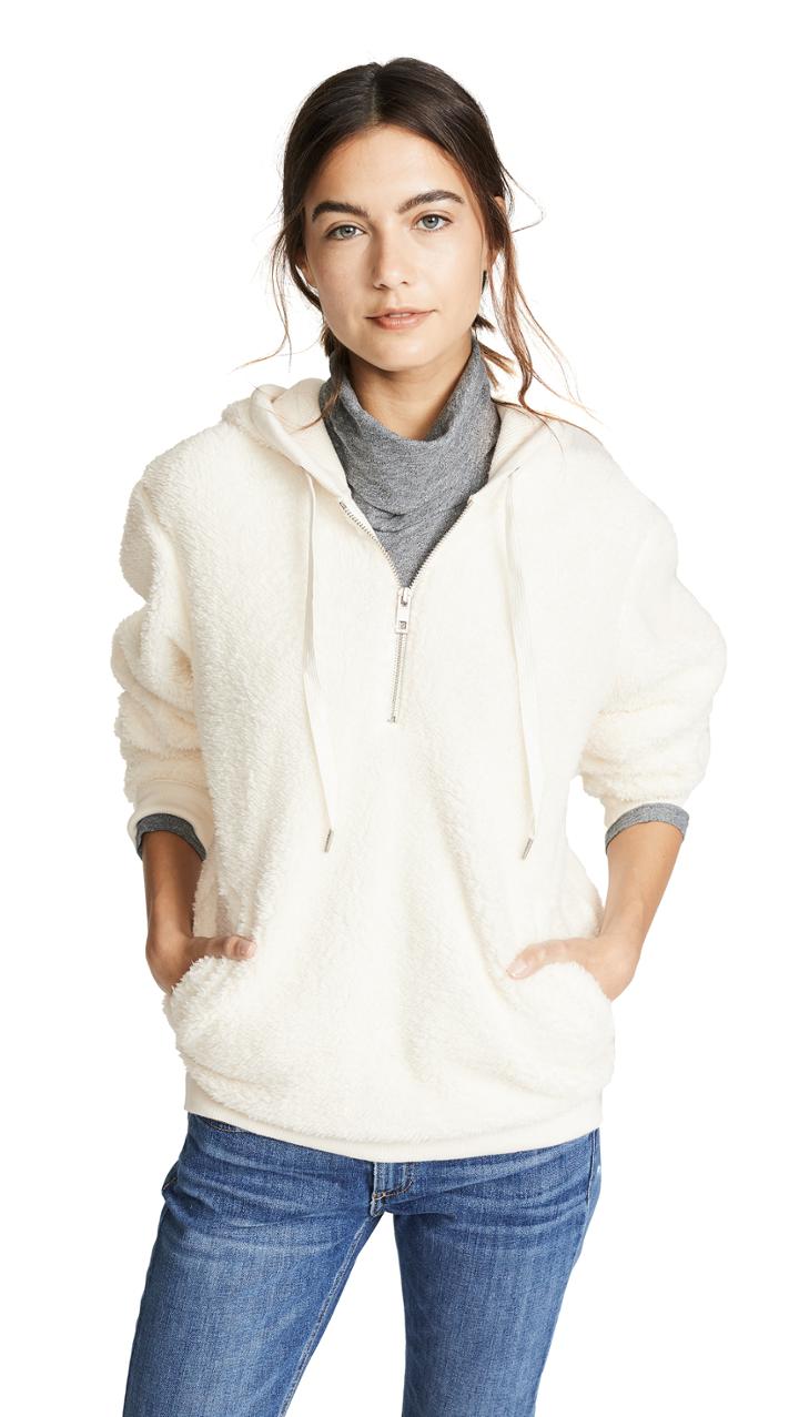 Rag Bone Jean Teddy Sherpa Hoodie