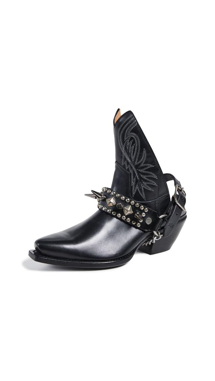 R13 Ankle Half Cowboy Boots