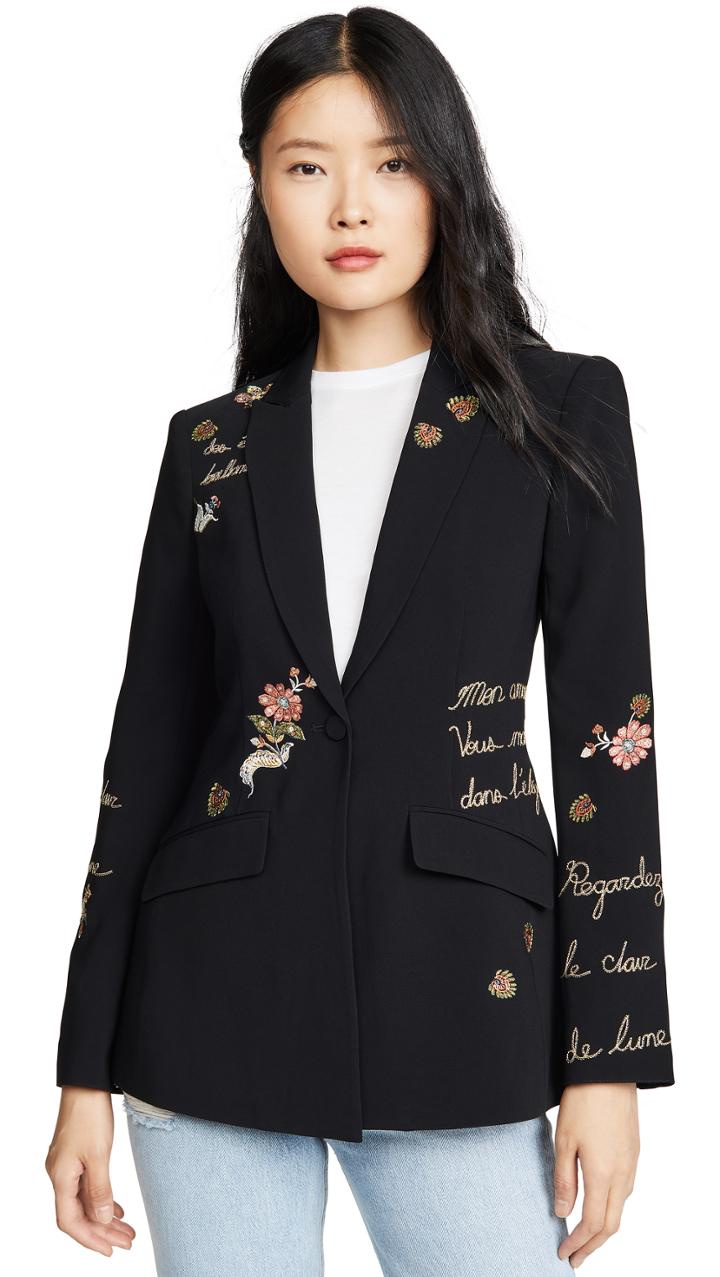 Cinq A Sept Paisley Love Story Estelle Blazer