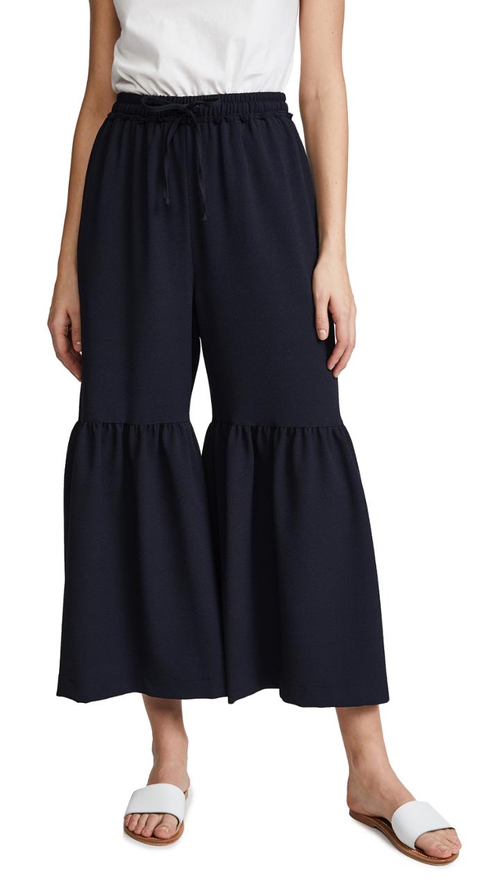 See By Chloe Crepe Ribbon Pants