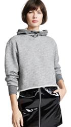 Rag Bone Jean Hoodie Sweatshirt