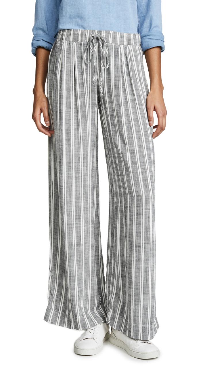 Bella Dahl Pleated Front Wide Leg Pants