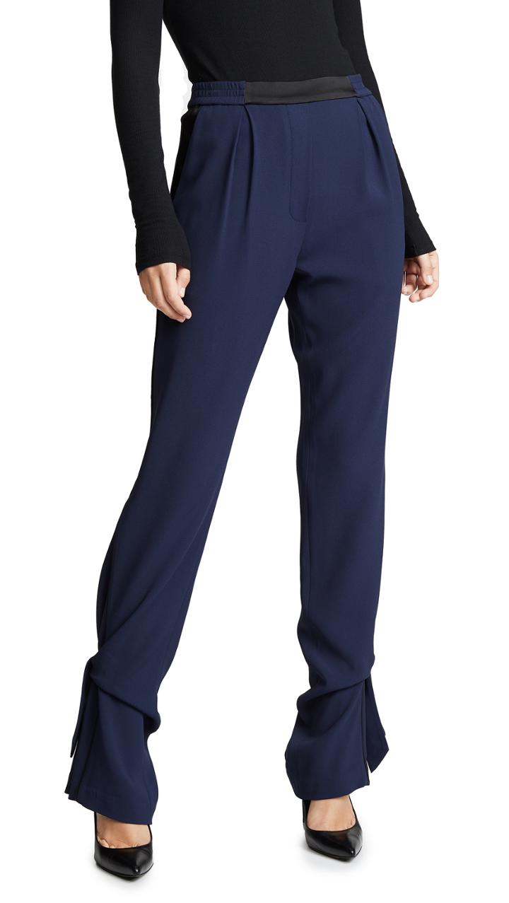 Jonathan Simkhai Classic Combo Tie Pants