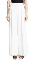 Adeam Buttoned Wide Leg Pants