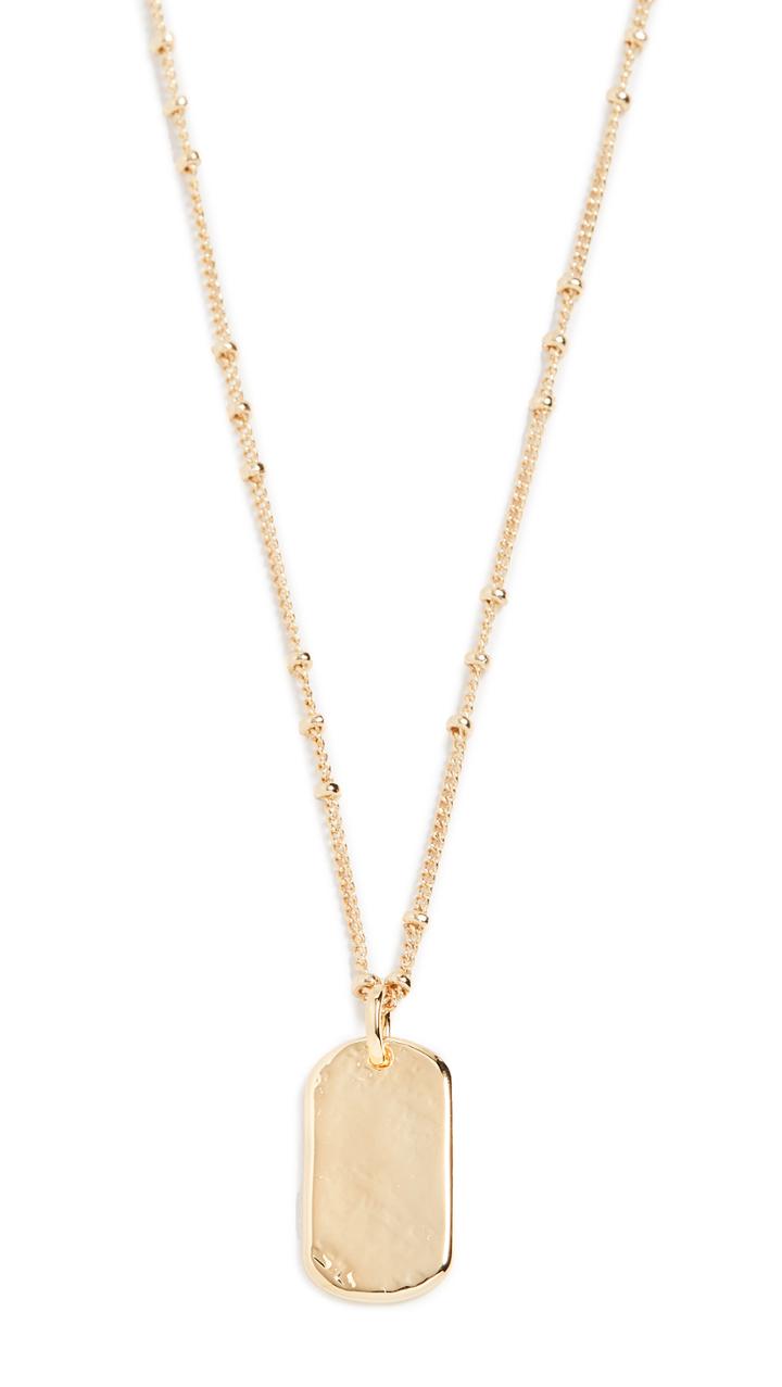Gorjana Griffin Dog Tag Necklace