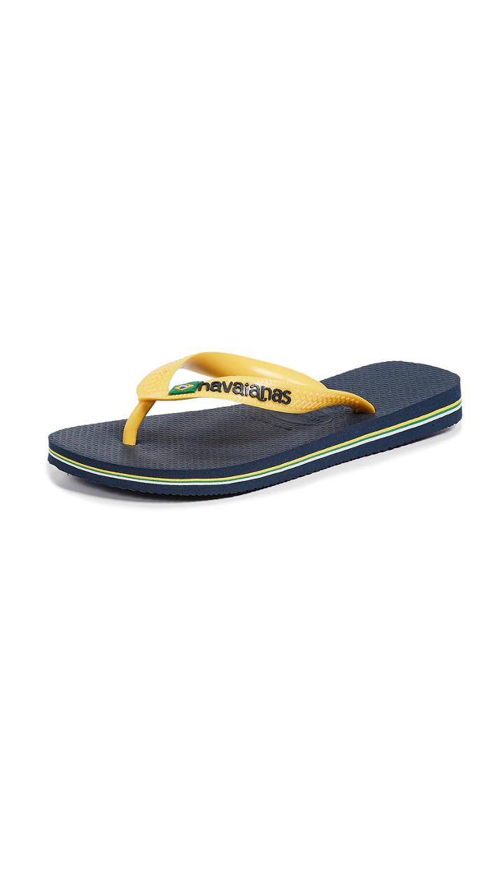 Havaianas Brazil Logo Flip Flops
