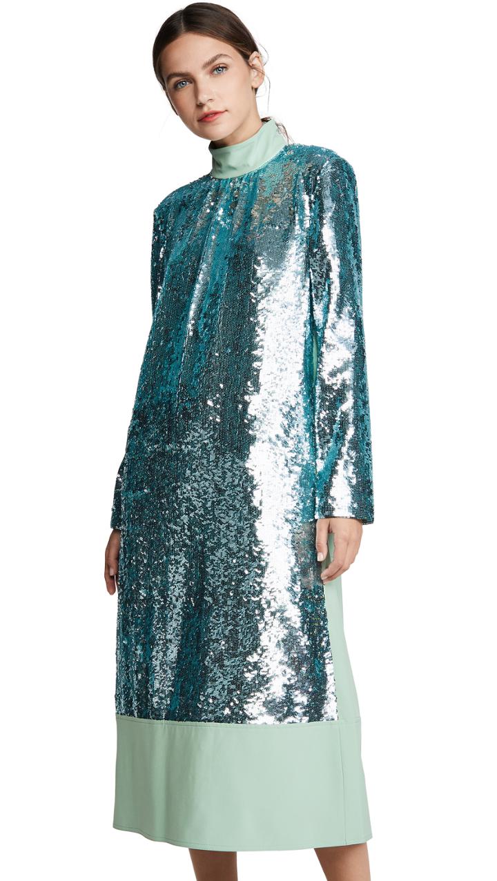 Tibi Sequin Dress