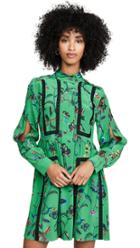 Derek Lam 10 Crosby Long Sleeve Placket Shirt Dress