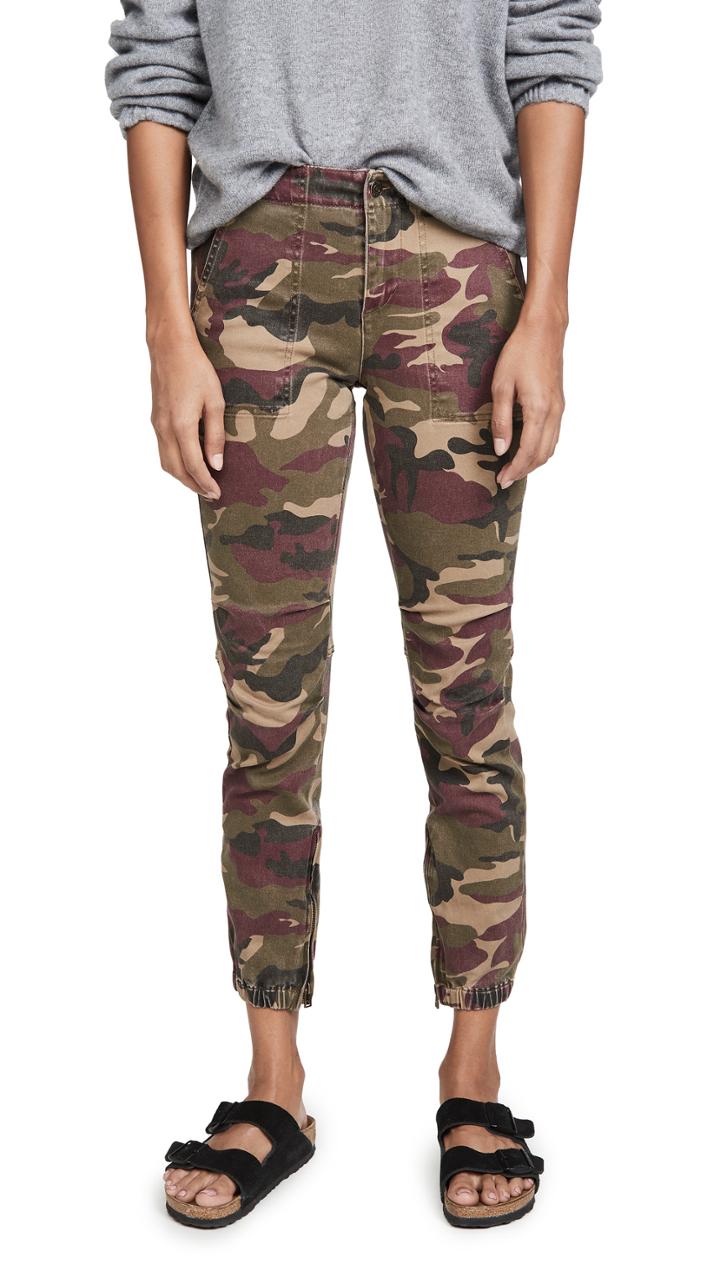 Pam Gela Cargo Elastic Hem Pants