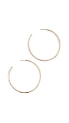 Shay Xl Pave Diamond Single Row Hoop Earrings