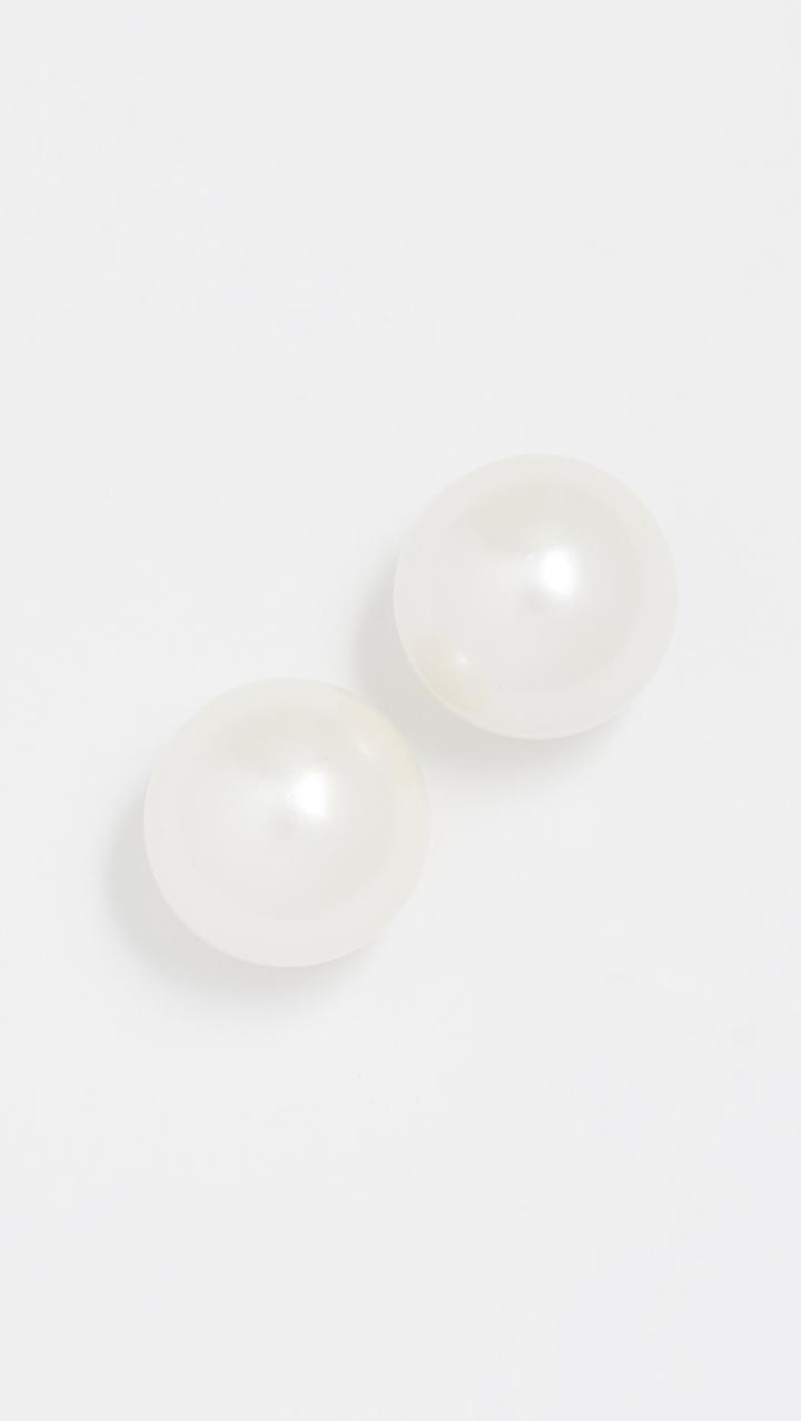 Theia Jewelry Imitation Pearl Stud Earrings
