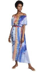 Raquel Allegra Ruffle Maxi Dress