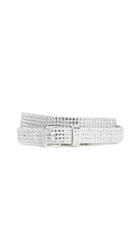 Off White Crystal Belt
