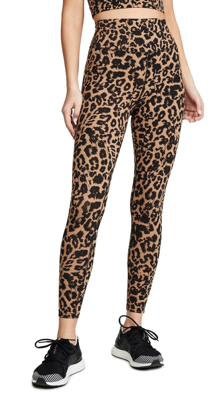 Lna Leopard Zipper Leggings