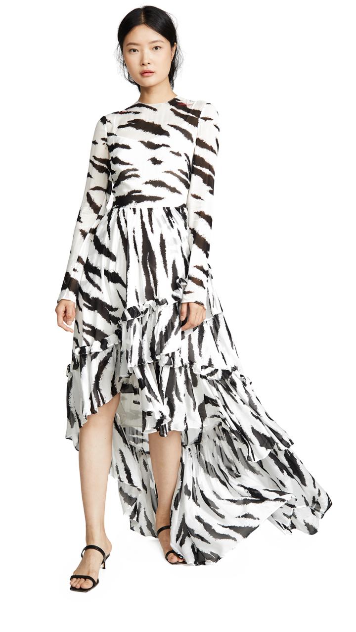 Philosophy Di Lorenzo Serafini Zebra Gown