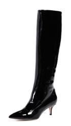 Paul Andrew Nadia Patent Leather Boots