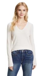 Tse Cashmere Long Sleeve V Sweater