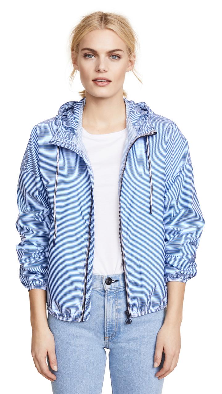 Petit Bateau Striped Lightweight Windbreaker