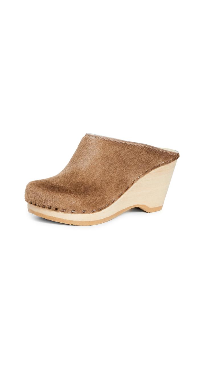 No 6 New School Wedge Clogs