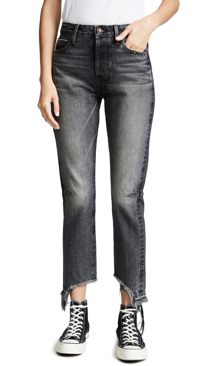 Tortoise Dory High Rise Tapered Crop Jeans