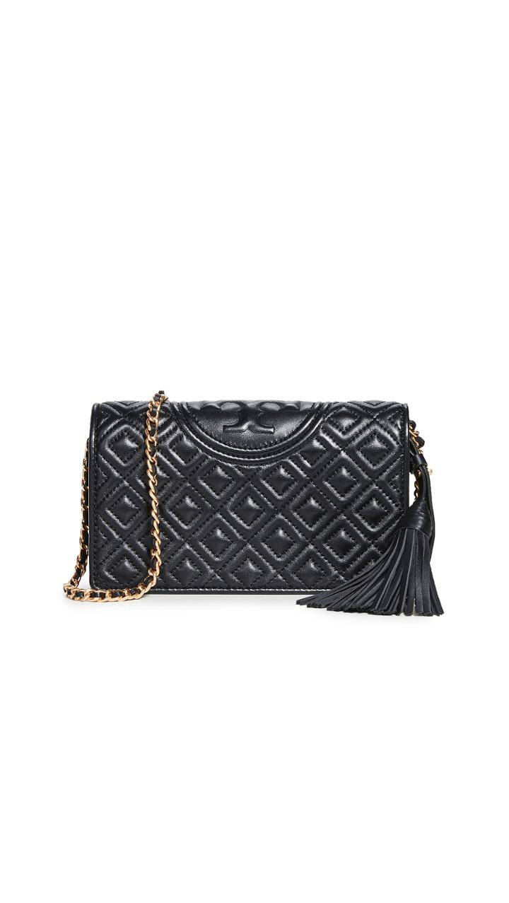 Tory Burch Fleming Flat Wallet Crossbody