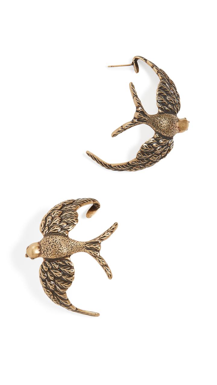 Zimmermann Swallow Hoop Earrings