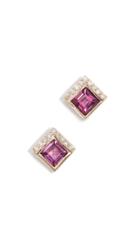 Jane Taylor 14k Square Stud Earrings