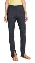 Tibi Slim Pants With Front Slit Detail