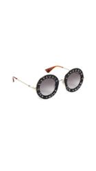 Gucci L Aveugle Par Amour Round Sunglasses