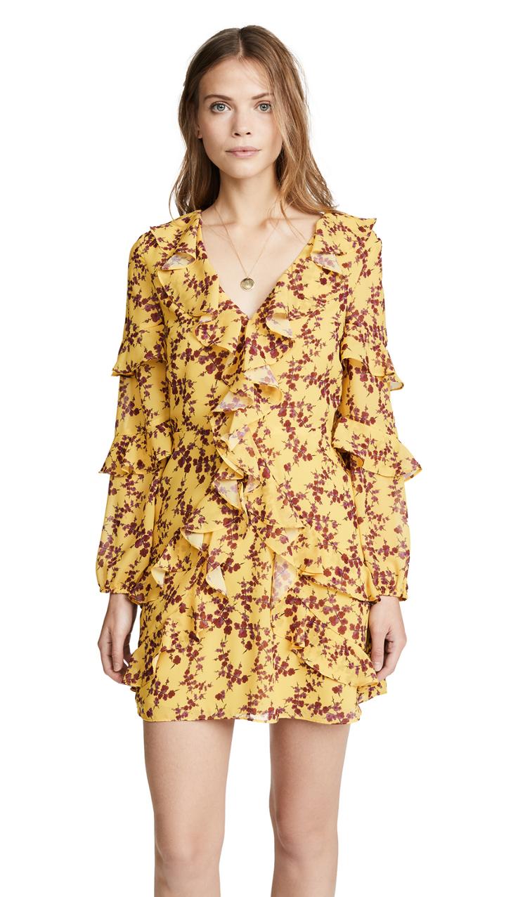 Amanda Uprichard Ruffle Dress