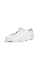 They New York Two Tone Low Sneakers With Metal Accent