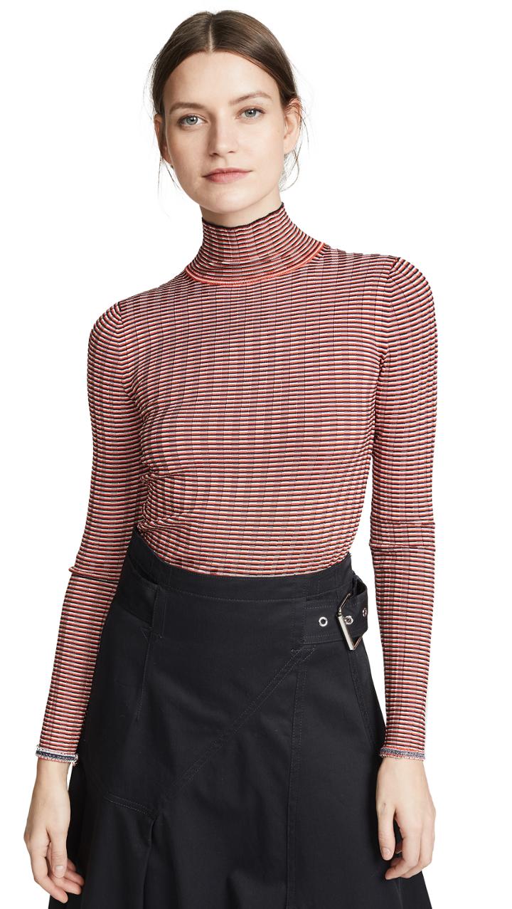 Victoria Victoria Beckham Slim Fit Turtleneck