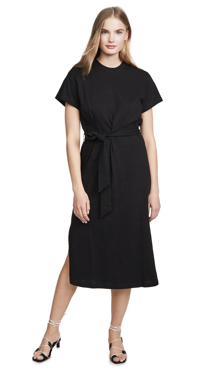 Vince Short Sleeve Wrap Dress