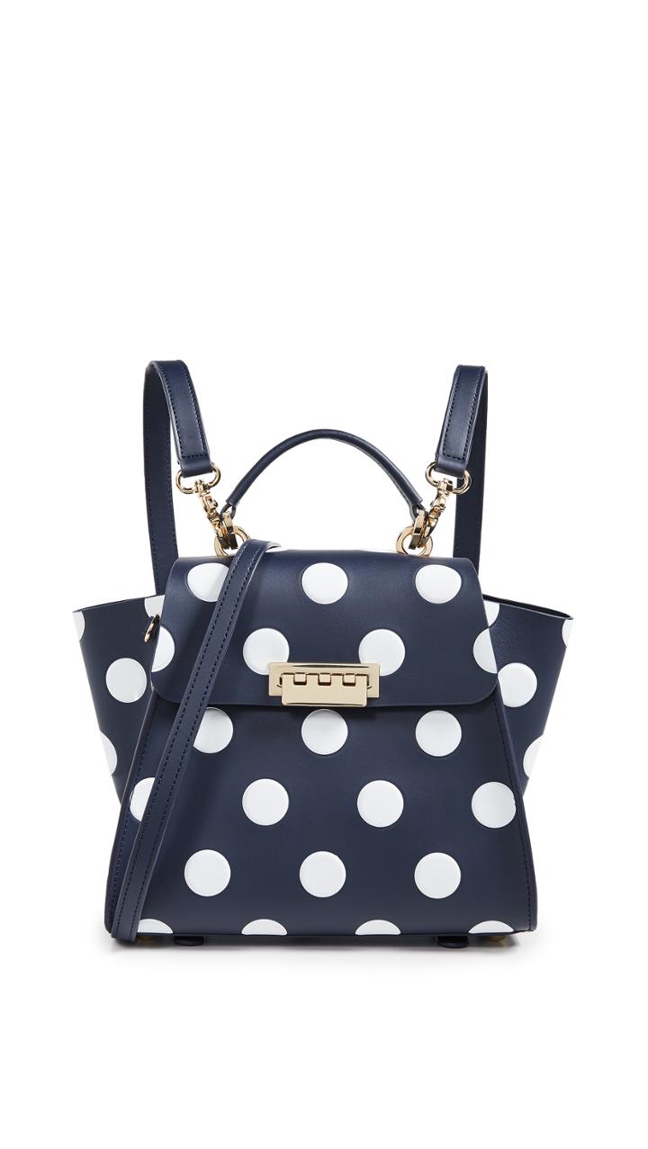 Zac Zac Posen Eartha Top Handle Polka Dot Convertible Backpack