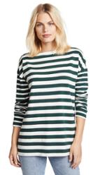 Joseph Boat Neck Long Sleeve Tee