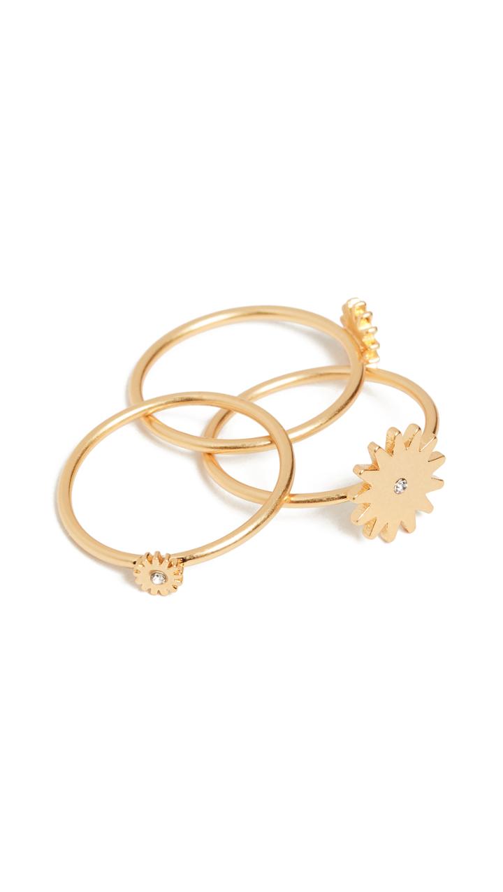 Madewell Sun Stacking Rings