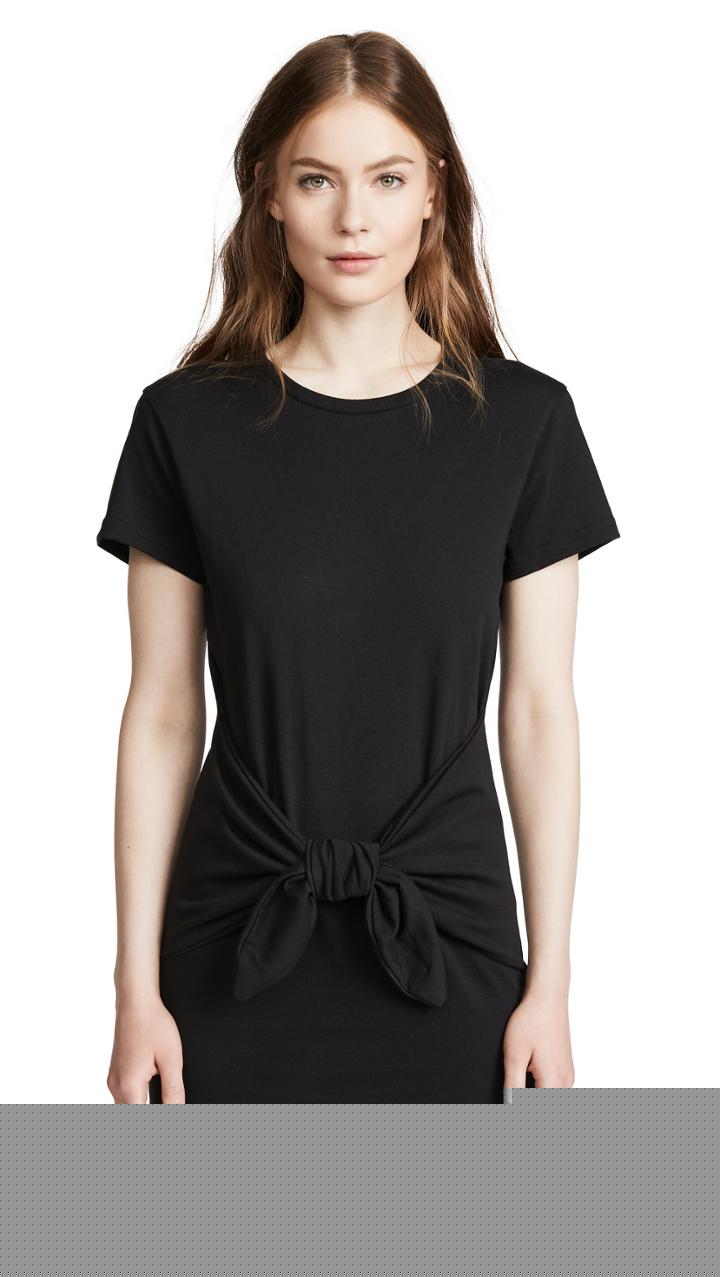 Frame Belted Poplin Dress